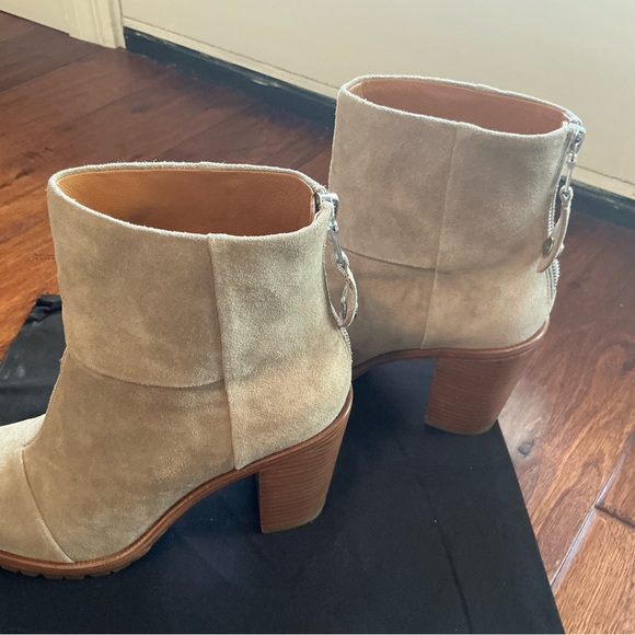 Rag & Bone Newbury 2.0 Camel Suede Ankle Boots EU38.5 - Picture 4 of 7